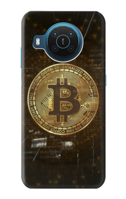 S3798 Crypto-monnaie Bitcoin Etui Coque Housse pour Nokia X20