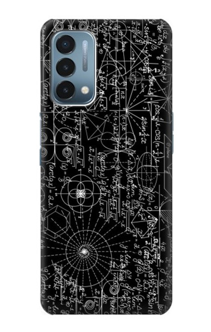 S3808 Tableau noir de mathématiques Etui Coque Housse pour OnePlus Nord N200 5G