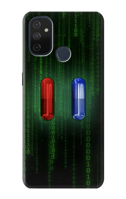 S3816 Comprimé Rouge Comprimé Bleu Capsule Etui Coque Housse pour OnePlus Nord N100