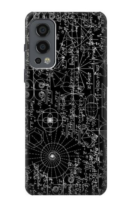 S3808 Tableau noir de mathématiques Etui Coque Housse pour OnePlus Nord 2 5G