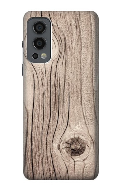 S3822 Graphique de la texture du bois imprimé Etui Coque Housse pour OnePlus Nord 2 5G