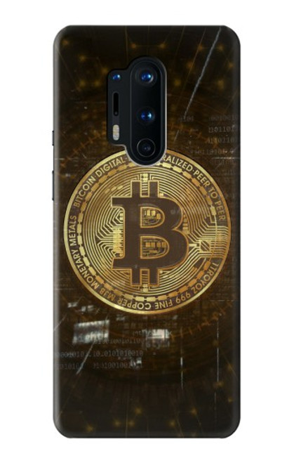 S3798 Crypto-monnaie Bitcoin Etui Coque Housse pour OnePlus 8 Pro