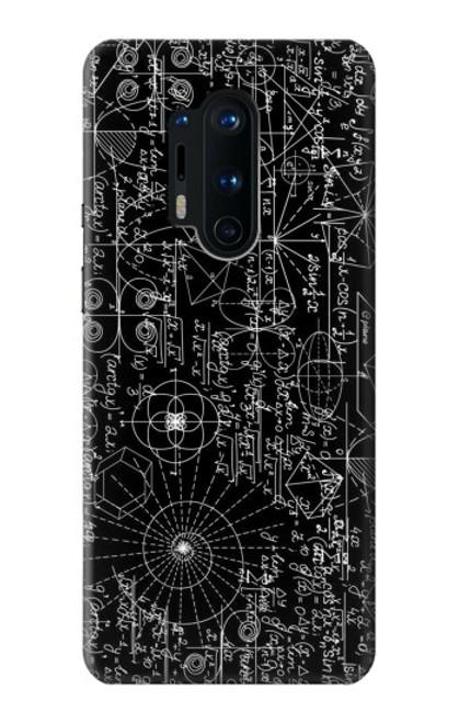 S3808 Tableau noir de mathématiques Etui Coque Housse pour OnePlus 8 Pro