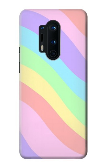 S3810 Vague d'été licorne pastel Etui Coque Housse pour OnePlus 8 Pro