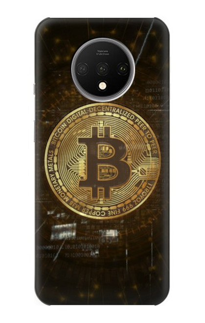 S3798 Crypto-monnaie Bitcoin Etui Coque Housse pour OnePlus 7T