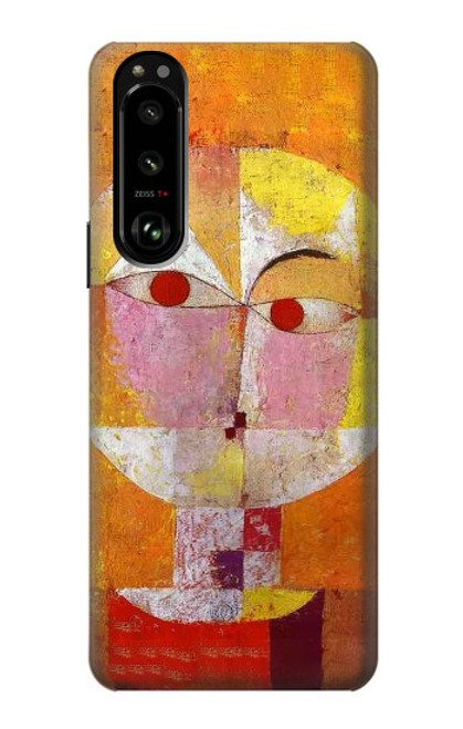 S3811 Paul Klee Senecio Homme Tête Etui Coque Housse pour Sony Xperia 5 III