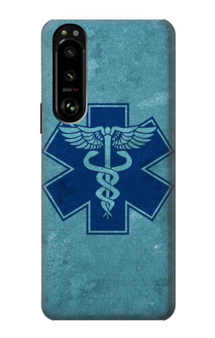 S3824 Symbole Médical Caducée Etui Coque Housse pour Sony Xperia 5 III