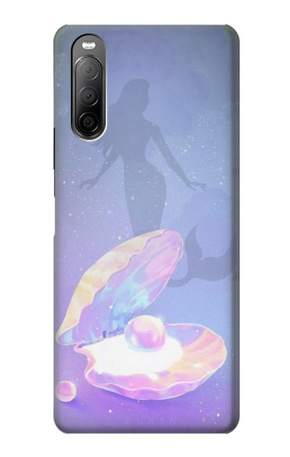 S3823 Beauté Perle Sirène Etui Coque Housse pour Sony Xperia 10 II