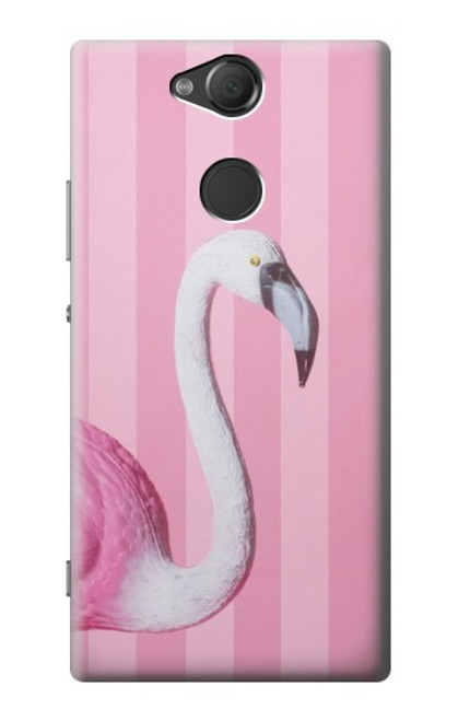 S3805 Flamant Rose Pastel Etui Coque Housse pour Sony Xperia XA2