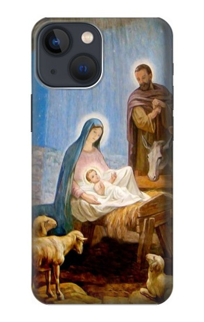 S2276 la Nativité Etui Coque Housse pour iPhone 13 mini