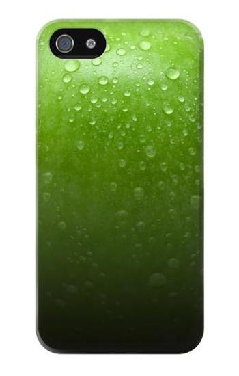 S2475 Green Apple Texture Seamless Etui Coque Housse pour iPhone 5 5S SE