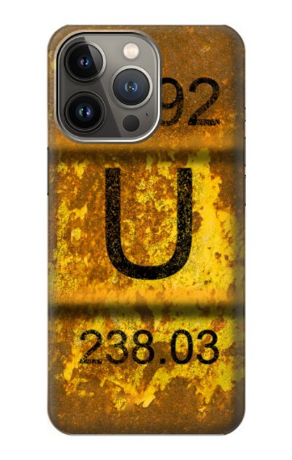 S2447 Vieux nucléaire d'uranium Rusty déchets Baril Etui Coque Housse pour iPhone 13 Pro Max