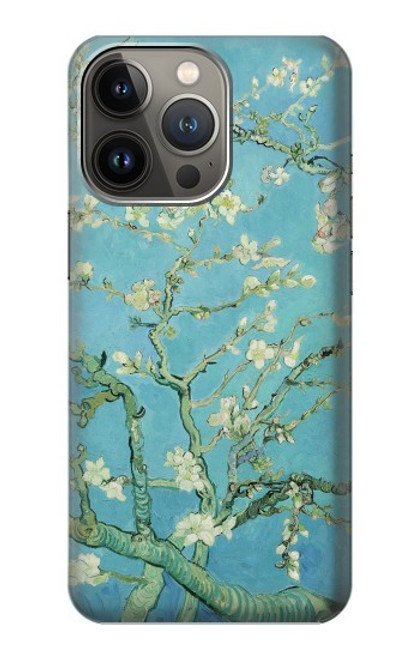 S2692 Vincent Van Gogh Amandier en fleurs Etui Coque Housse pour iPhone 13 Pro Max