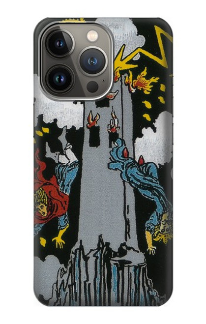 S3745 Carte de tarot la tour Etui Coque Housse pour iPhone 13 Pro Max