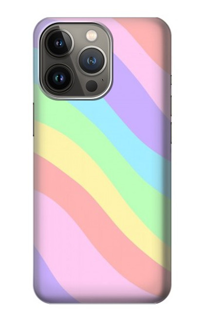 S3810 Vague d'été licorne pastel Etui Coque Housse pour iPhone 13 Pro Max