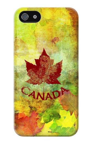 S2523 Canada Autumn Maple Leaf Etui Coque Housse pour iPhone 5 5S SE
