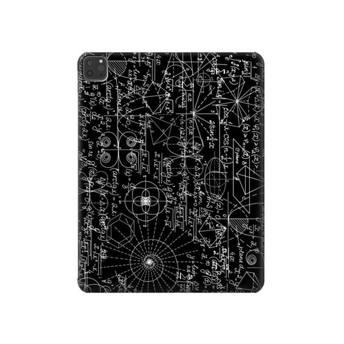 S3808 Tableau noir de mathématiques Etui Coque Housse pour iPad Pro 11 (2021,2020,2018, 3rd, 2nd, 1st)