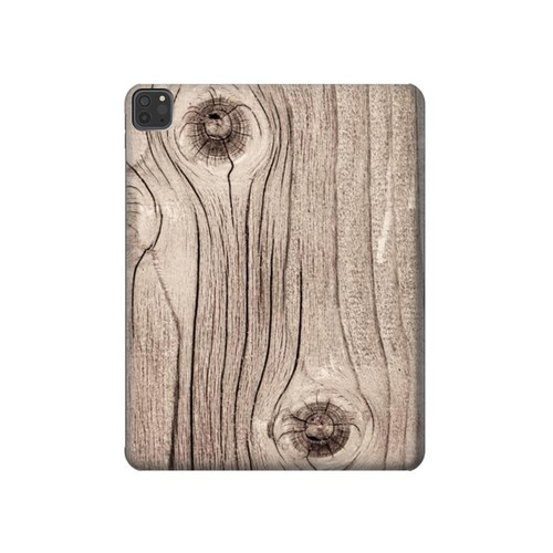 S3822 Graphique de la texture du bois imprimé Etui Coque Housse pour iPad Pro 11 (2021,2020,2018, 3rd, 2nd, 1st)
