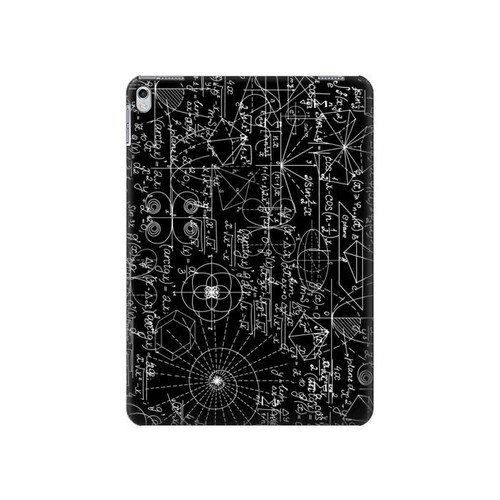 S3808 Tableau noir de mathématiques Etui Coque Housse pour iPad Air 2, iPad 9.7 (2017,2018), iPad 6, iPad 5