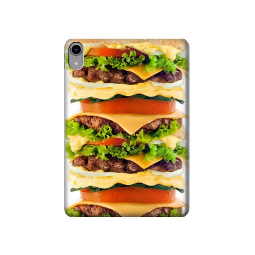 S0790 Hamburger Etui Coque Housse pour iPad mini 6 7, iPad mini (2021,2024)