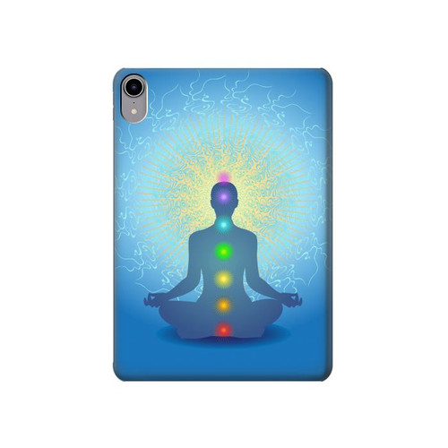 S2295 Bhuddha Aura Chakra Équilibrage guérison Etui Coque Housse pour iPad mini 6 7, iPad mini (2021,2024)
