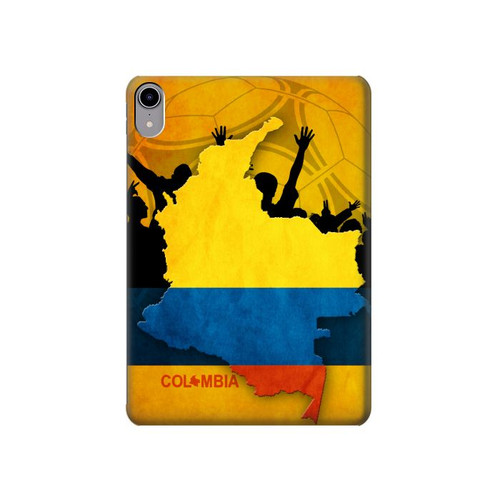 S2996 Colombie Football Football Etui Coque Housse pour iPad mini 6 7, iPad mini (2021,2024)