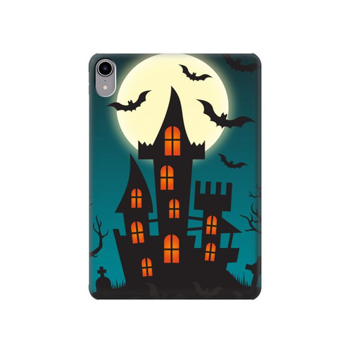 S3268 Château Halloween Festival Etui Coque Housse pour iPad mini 6 7, iPad mini (2021,2024)