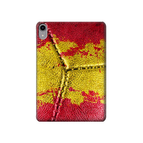 S3315 Espagne Drapeau graphique Football Millésime Etui Coque Housse pour iPad mini 6 7, iPad mini (2021,2024)