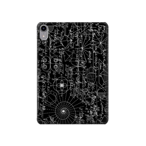 S3808 Tableau noir de mathématiques Etui Coque Housse pour iPad mini 6, iPad mini (2021)