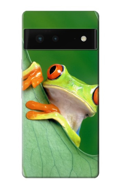 S1047 Petite grenouille Etui Coque Housse pour Google Pixel 6
