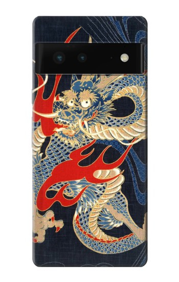S2073 Japon dragon Art Etui Coque Housse pour Google Pixel 6