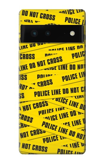 S2088 Banderole de la police ne pas dépasser Etui Coque Housse pour Google Pixel 6