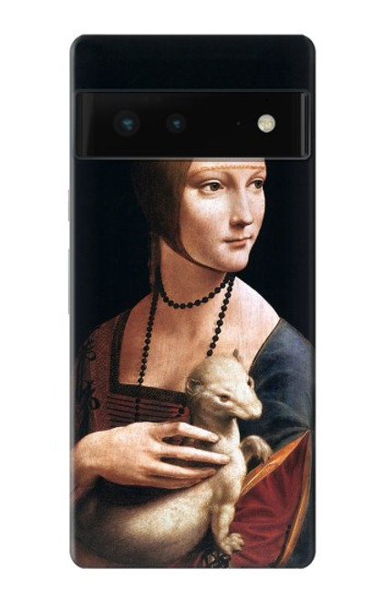 S3471 Lady hermine Leonardo da Vinci Etui Coque Housse pour Google Pixel 6