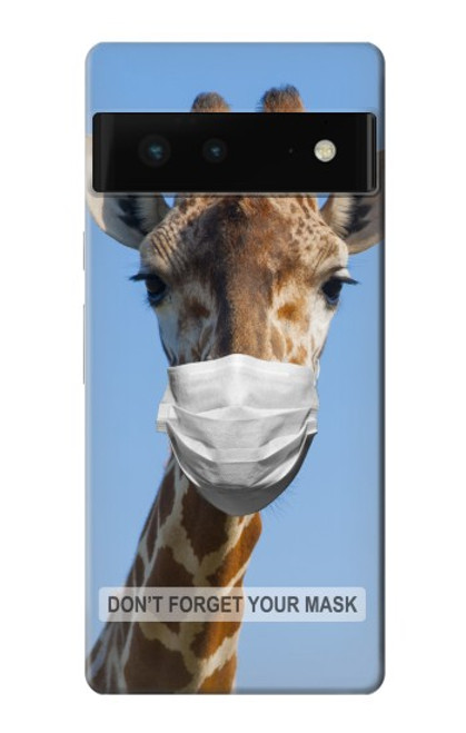 S3806 Drôle de girafe Etui Coque Housse pour Google Pixel 6