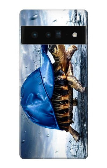S0084 Tortue sous la pluie Etui Coque Housse pour Google Pixel 6 Pro