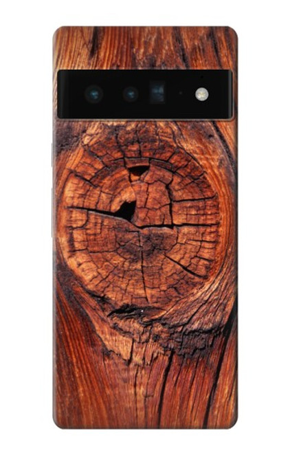 S0603 Bois imprimé graphique Etui Coque Housse pour Google Pixel 6 Pro