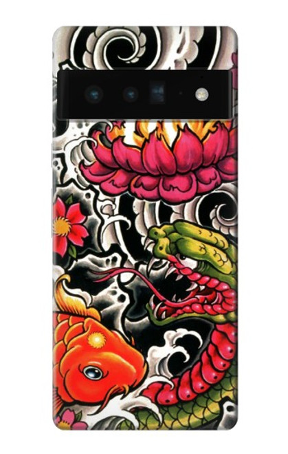 S0605 Yakuza tatouage Etui Coque Housse pour Google Pixel 6 Pro