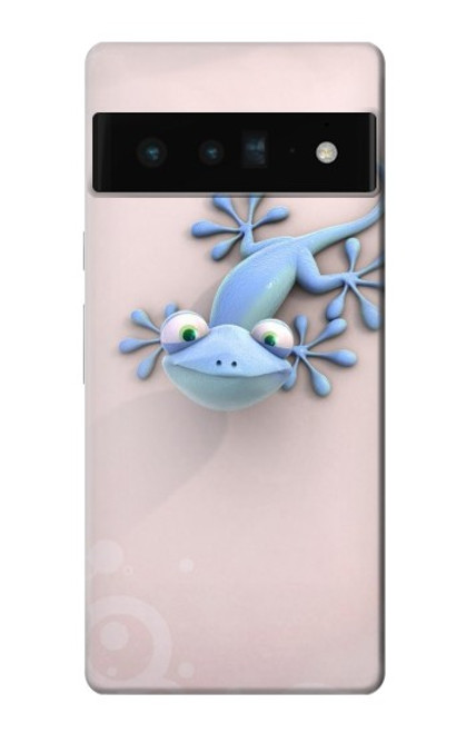 S1631 Drôle Gecko Lézard Etui Coque Housse pour Google Pixel 6 Pro
