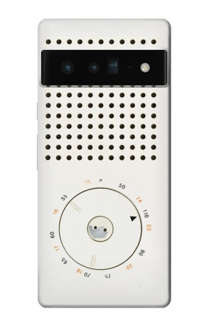 S1857 Rétro transistor radio Etui Coque Housse pour Google Pixel 6 Pro