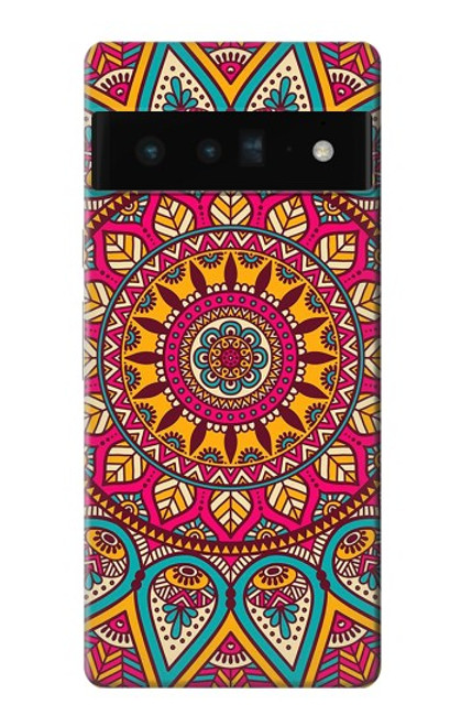 S3694 Modèle d'art hippie Etui Coque Housse pour Google Pixel 6 Pro