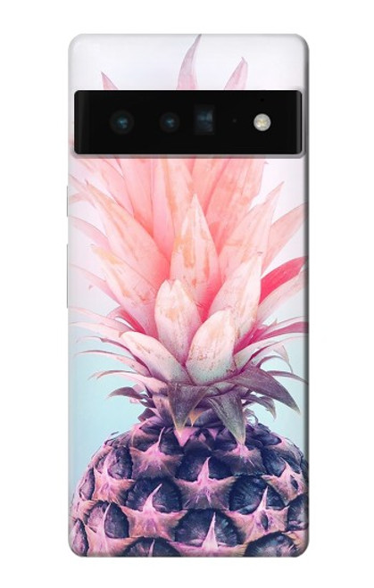 S3711 Ananas rose Etui Coque Housse pour Google Pixel 6 Pro