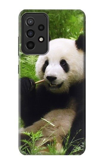 S1073 Panda Prenez plaisir à manger Etui Coque Housse pour Samsung Galaxy A52s 5G