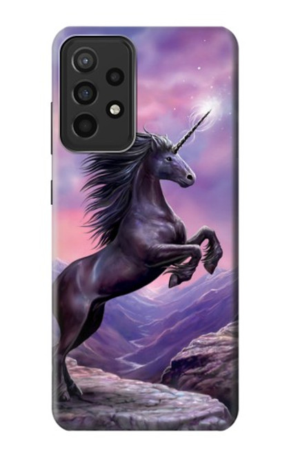 S1461 Licorne Fantaisie Cheval Etui Coque Housse pour Samsung Galaxy A52s 5G