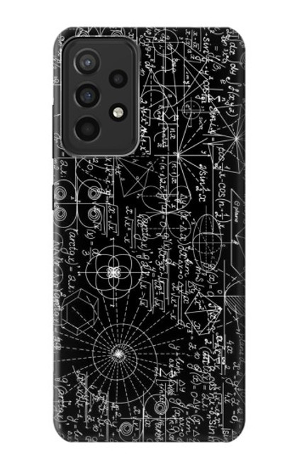 S3808 Tableau noir de mathématiques Etui Coque Housse pour Samsung Galaxy A52s 5G