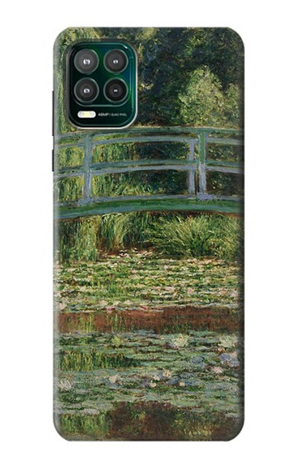 S3674 Claude Monet La passerelle japonaise et la piscine de nénuphars Etui Coque Housse pour Motorola Moto G Stylus 5G