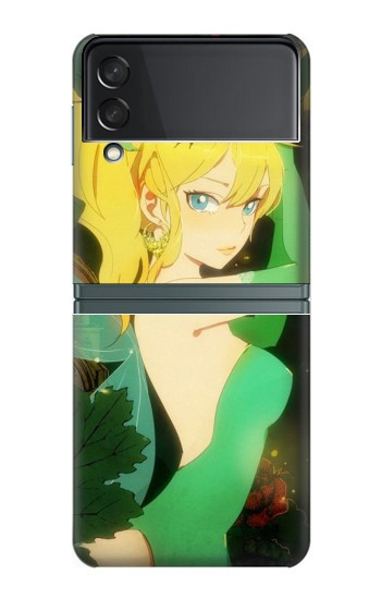 S0095 Peter Pan Tinker Bell Etui Coque Housse pour Samsung Galaxy Z Flip 3 5G