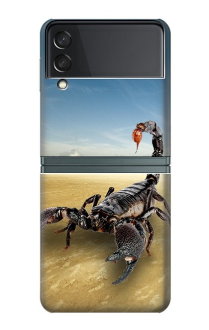 S0150 Scorpion du désert Etui Coque Housse pour Samsung Galaxy Z Flip 3 5G