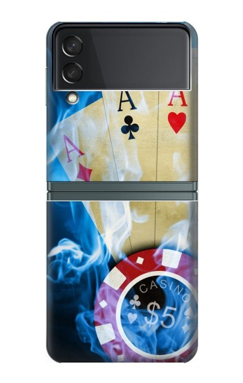 S0348 Casino Etui Coque Housse pour Samsung Galaxy Z Flip 3 5G