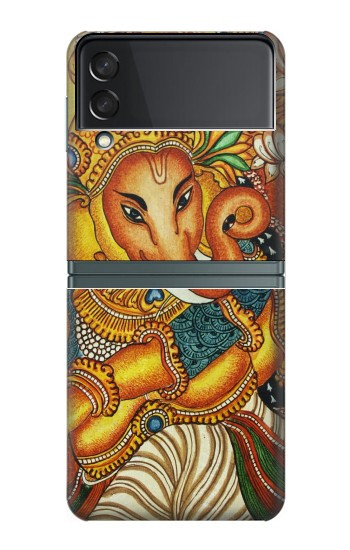 S0440 Dieu hindou Ganesha Etui Coque Housse pour Samsung Galaxy Z Flip 3 5G