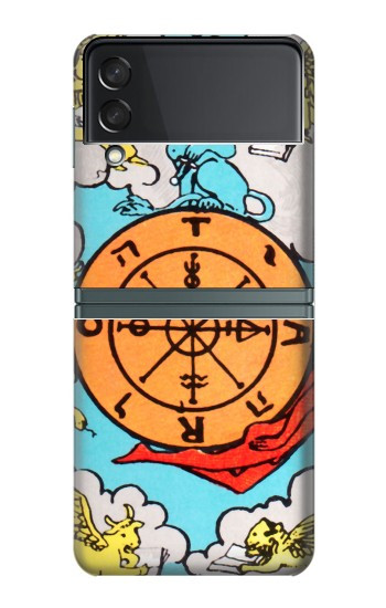 S0564 Tarot Fortune Etui Coque Housse pour Samsung Galaxy Z Flip 3 5G